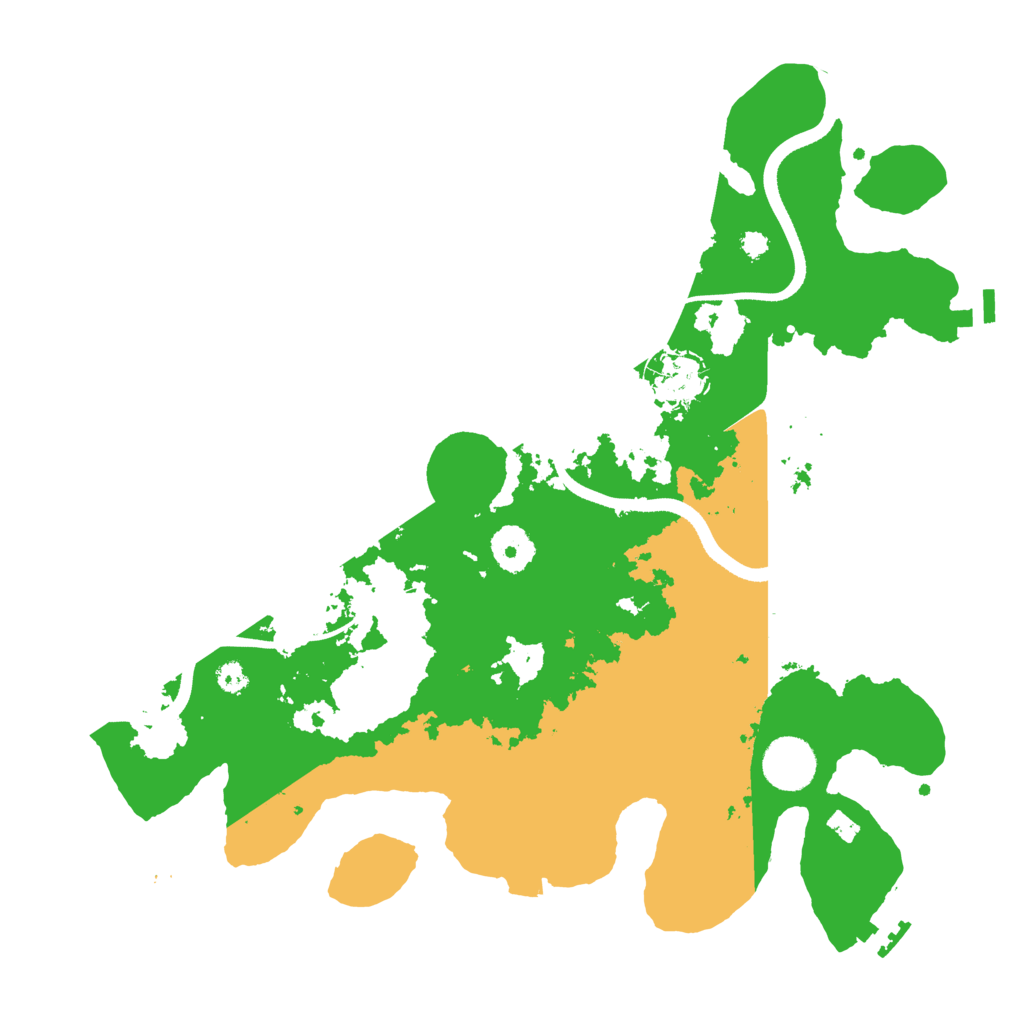 Biome Rust Map: Procedural Map, Size: 3500, Seed: 363731293
