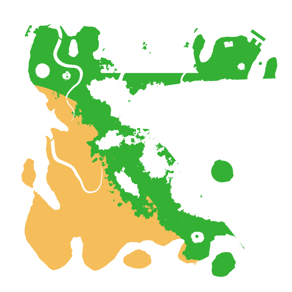 Biome Rust Map: Procedural Map, Size: 3600, Seed: 3898473
