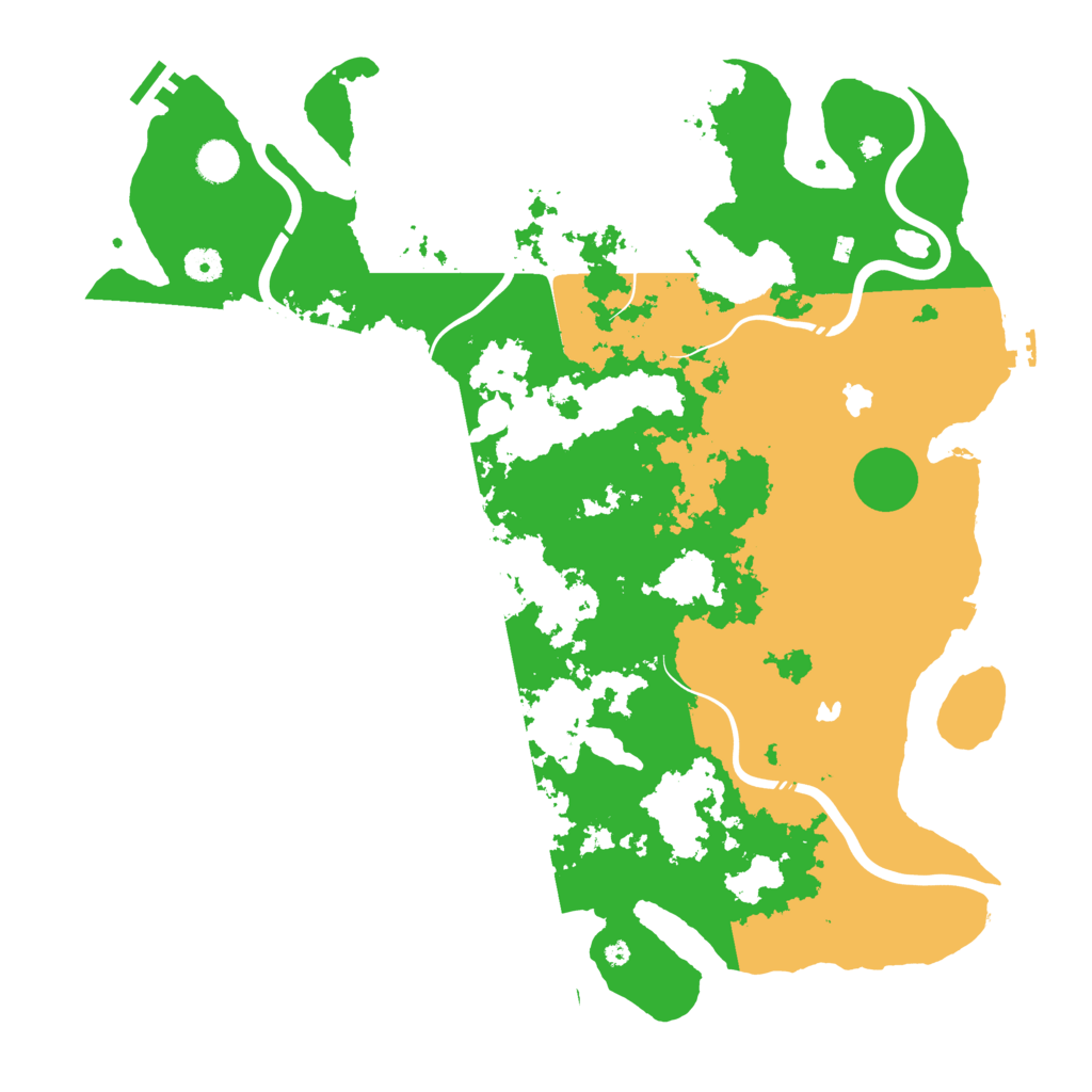 Biome Rust Map: Procedural Map, Size: 4500, Seed: 1281486325
