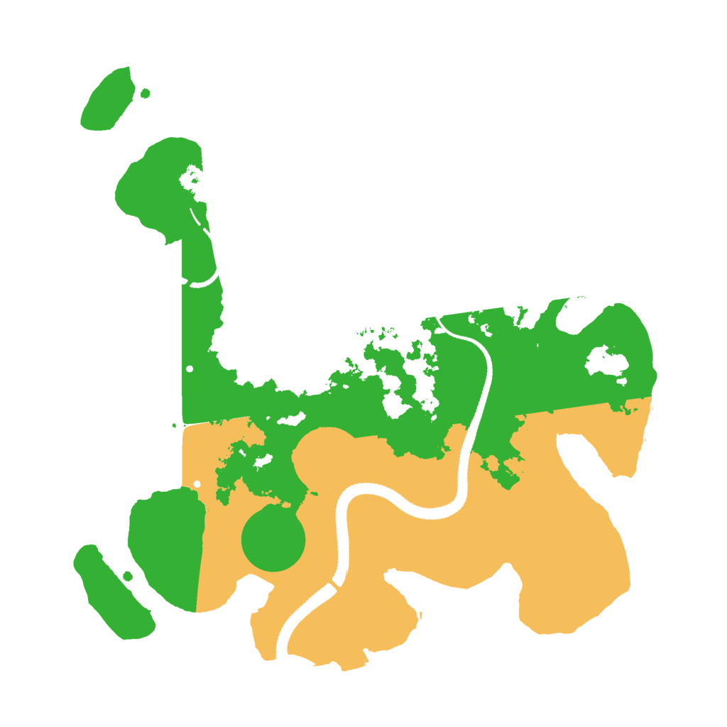 Biome Rust Map: Procedural Map, Size: 3000, Seed: 1429492472