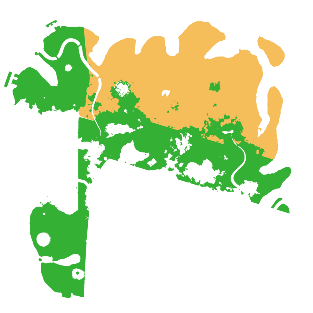 Biome Rust Map: Procedural Map, Size: 4000, Seed: 98308254
