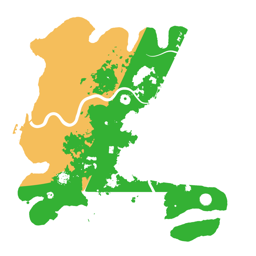 Biome Rust Map: Procedural Map, Size: 3750, Seed: 813040865