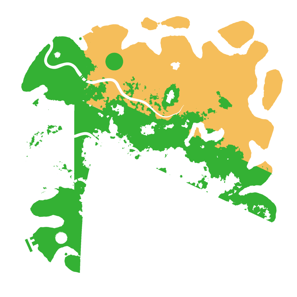 Biome Rust Map: Procedural Map, Size: 4450, Seed: 1122336666