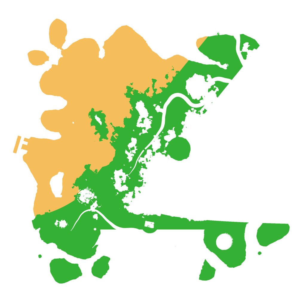 Biome Rust Map: Procedural Map, Size: 3500, Seed: 659967021