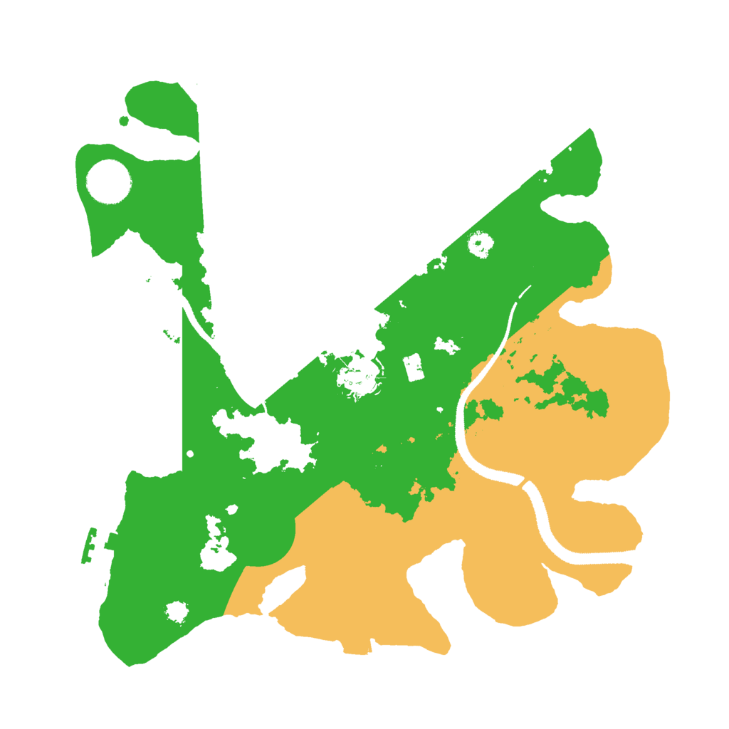 Biome Rust Map: Procedural Map, Size: 3000, Seed: 691973890
