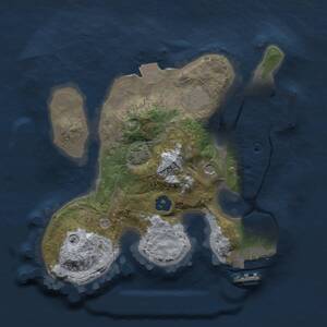 Thumbnail Rust Map: Procedural Map, Size: 2000, Seed: 340623941, 5 Monuments