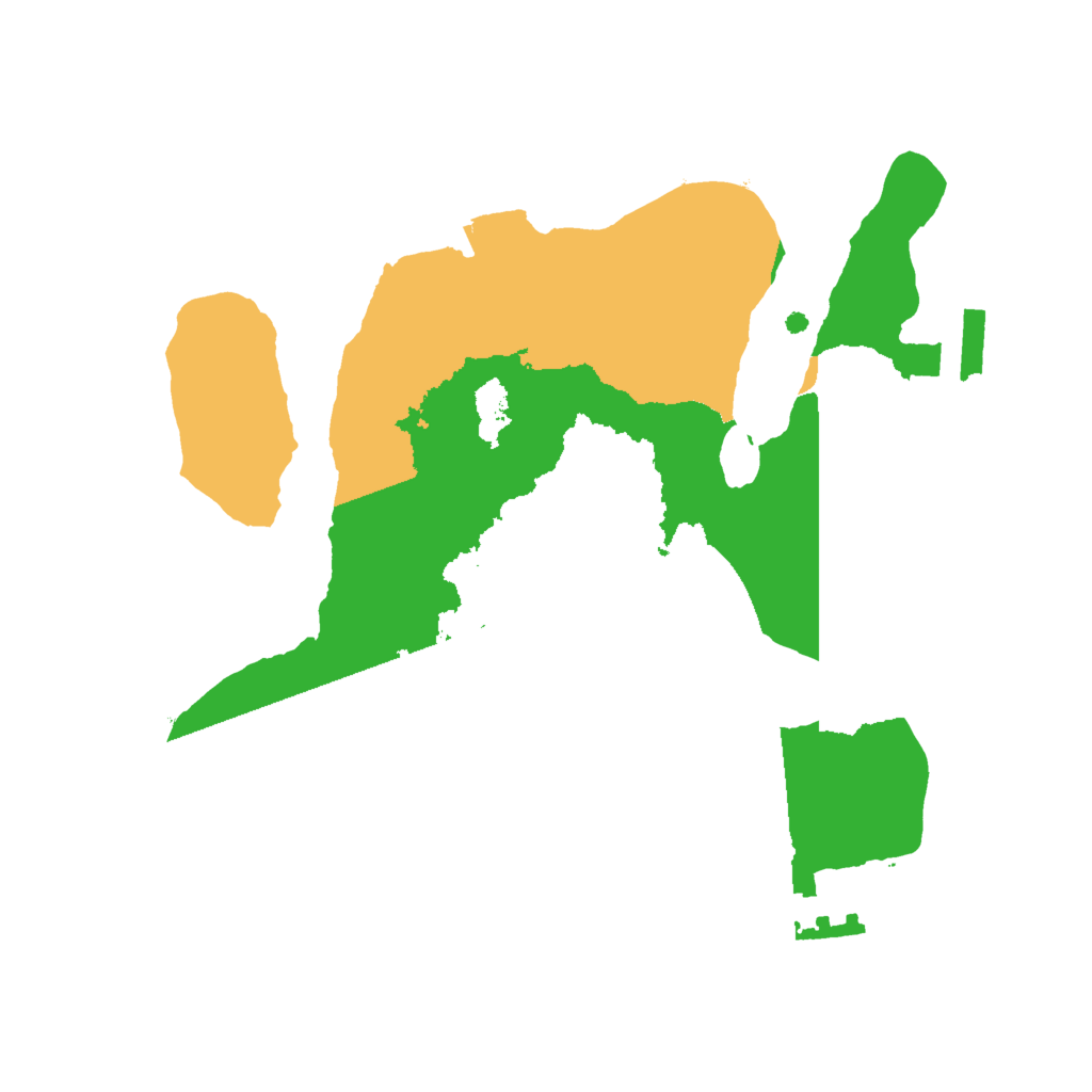 Biome Rust Map: Procedural Map, Size: 2000, Seed: 340623941