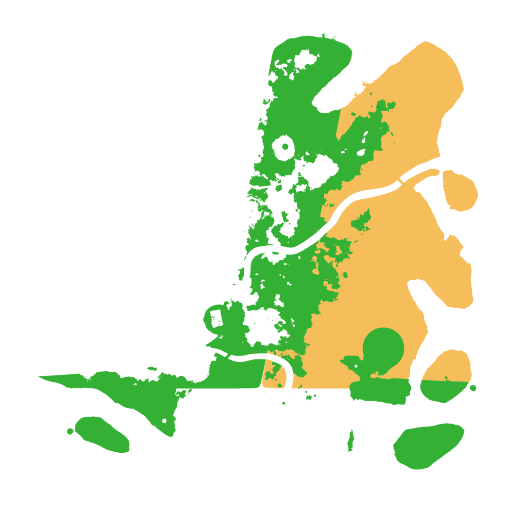 Biome Rust Map: Procedural Map, Size: 3300, Seed: 1981493987