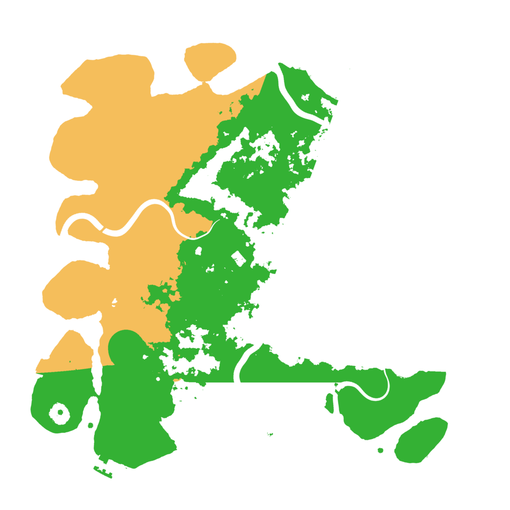 Biome Rust Map: Procedural Map, Size: 3750, Seed: 1710260411