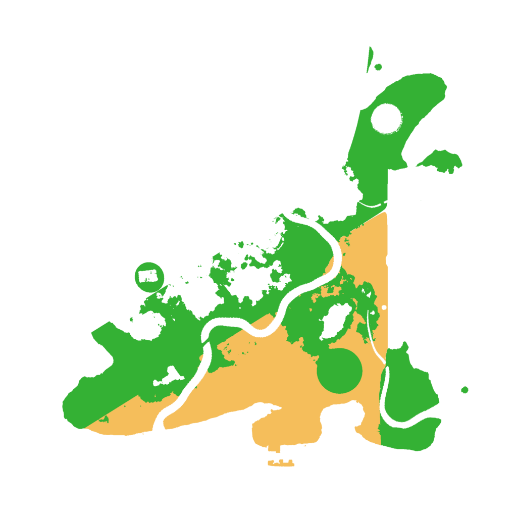 Biome Rust Map: Procedural Map, Size: 3000, Seed: 1266906899