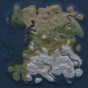Thumbnail Rust Map: Procedural Map, Size: 4500, Seed: 2135040418, 16 Monuments