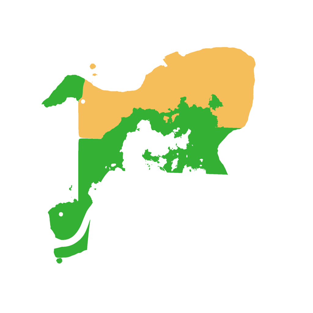 Biome Rust Map: Procedural Map, Size: 2200, Seed: 2019759957