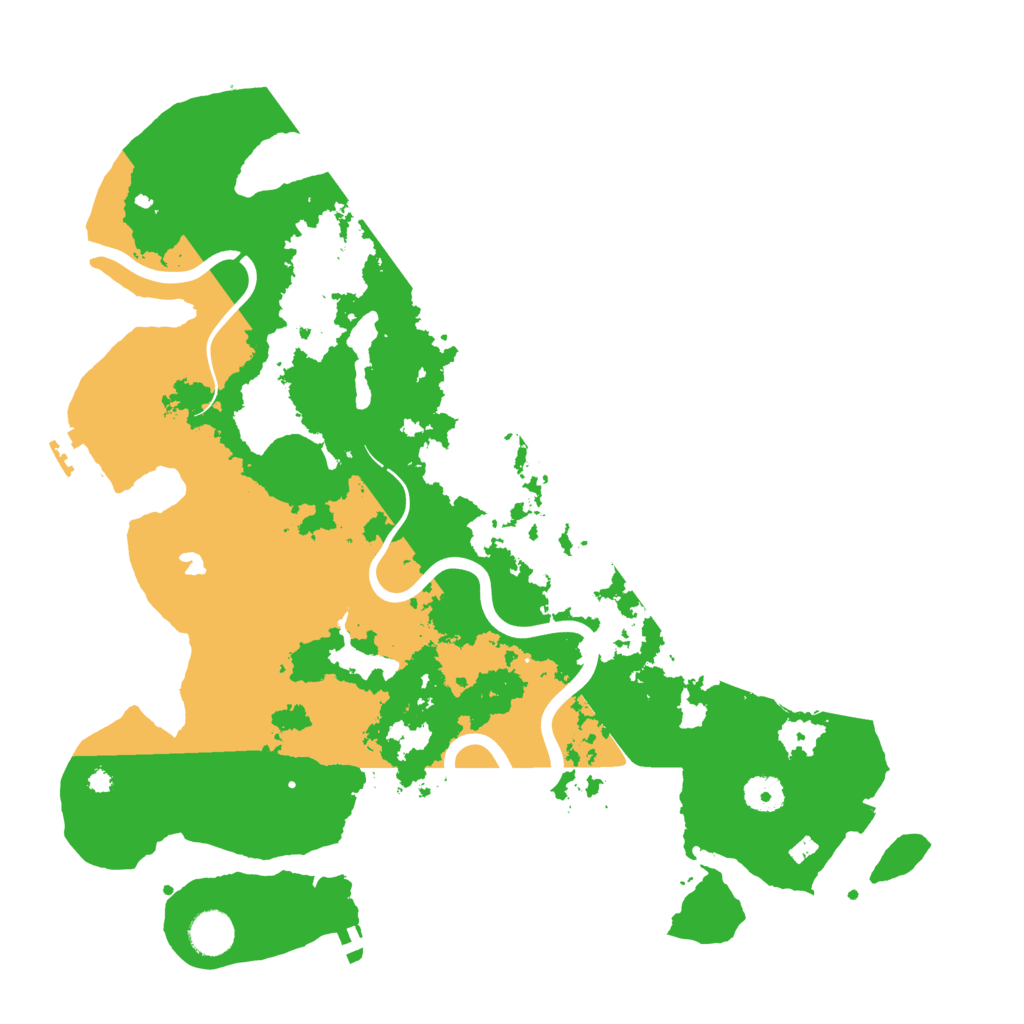 Biome Rust Map: Procedural Map, Size: 4000, Seed: 1813601681