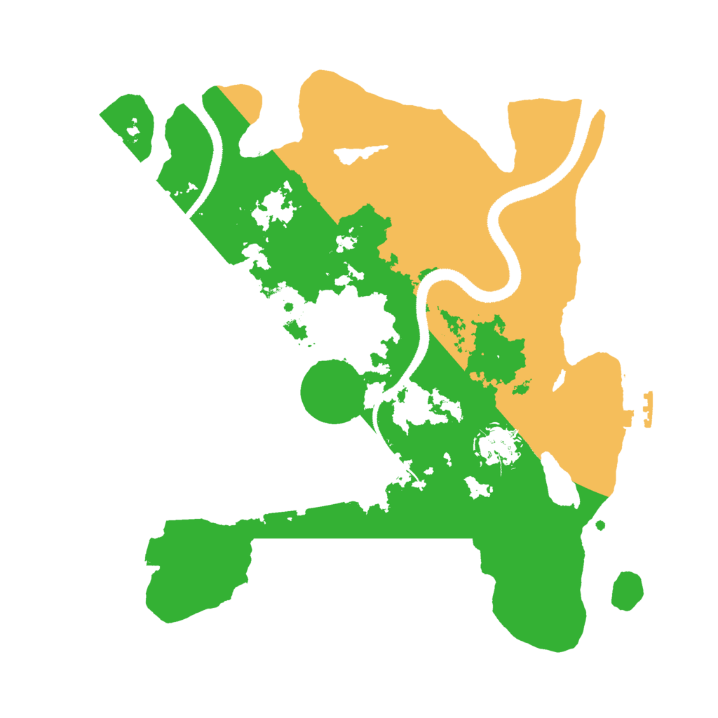 Biome Rust Map: Procedural Map, Size: 3000, Seed: 1330124322