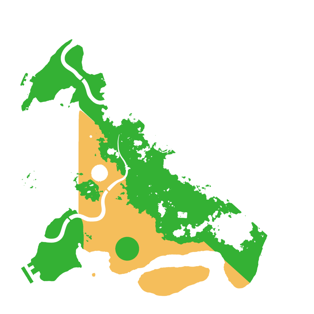 Biome Rust Map: Procedural Map, Size: 3500, Seed: 1818132575