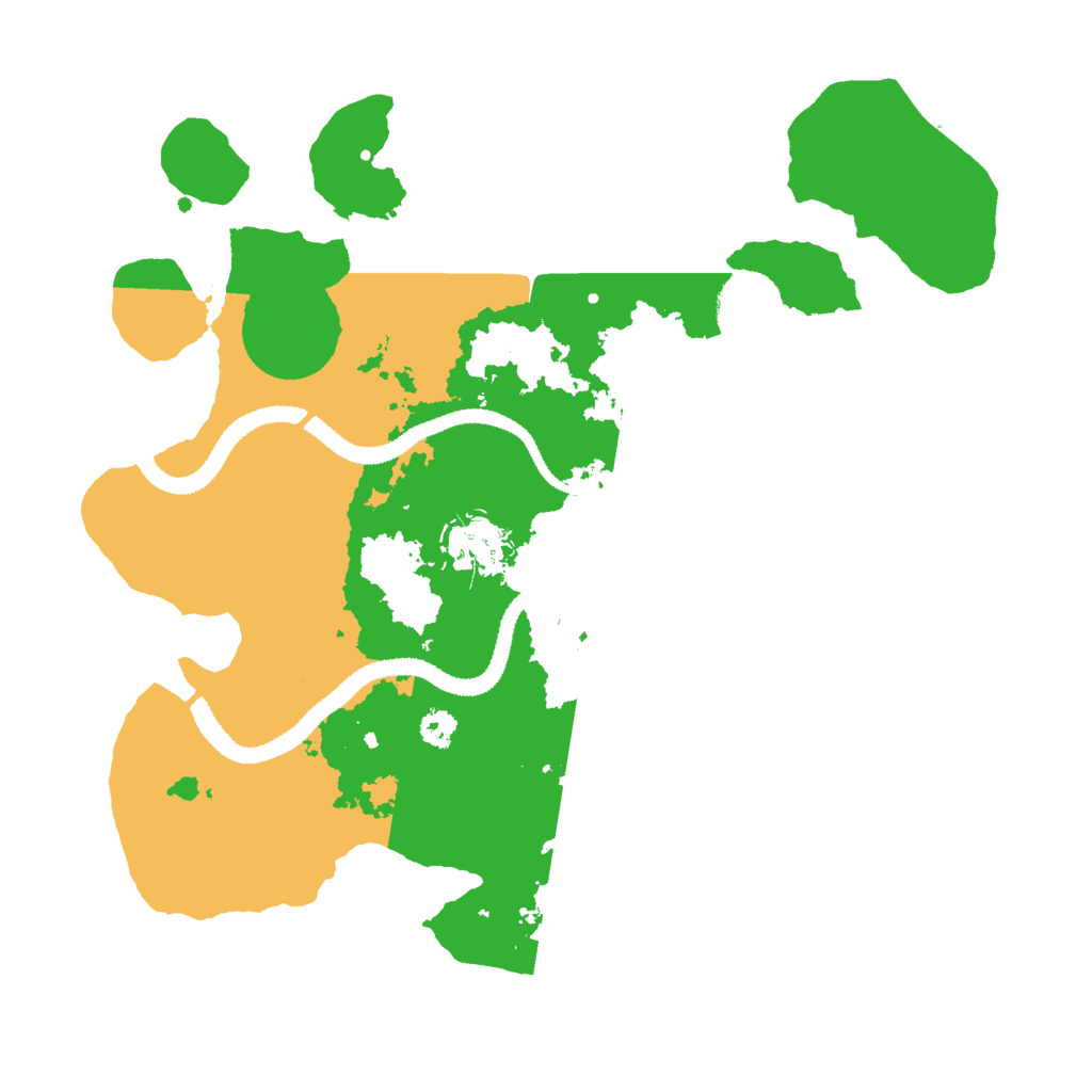 Biome Rust Map: Procedural Map, Size: 3000, Seed: 6217839