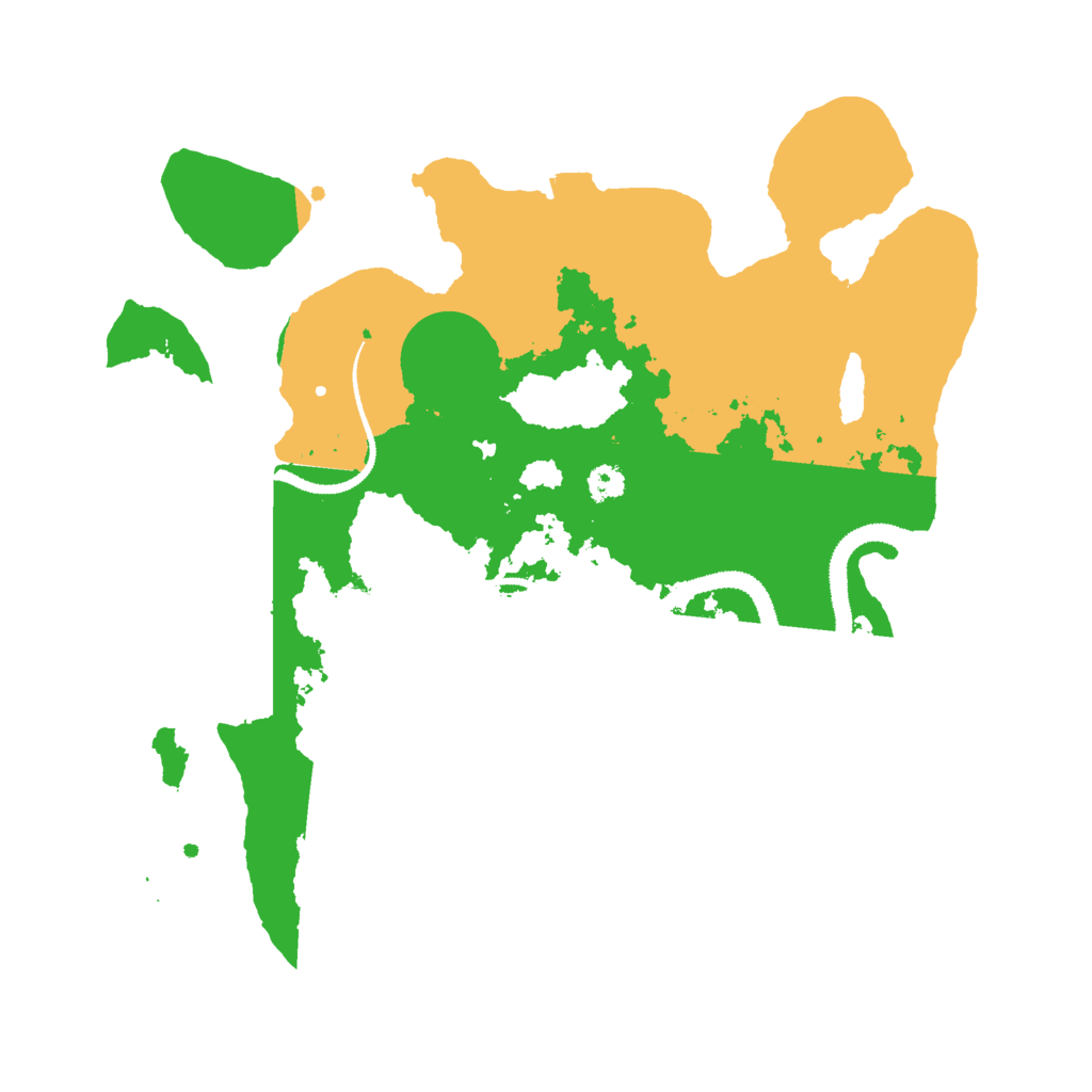 Biome Rust Map: Procedural Map, Size: 3000, Seed: 75159654