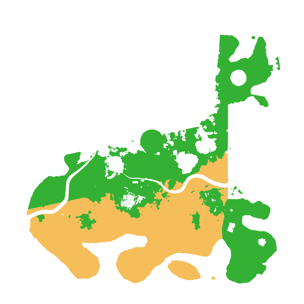 Biome Rust Map: Procedural Map, Size: 3500, Seed: 1196137602