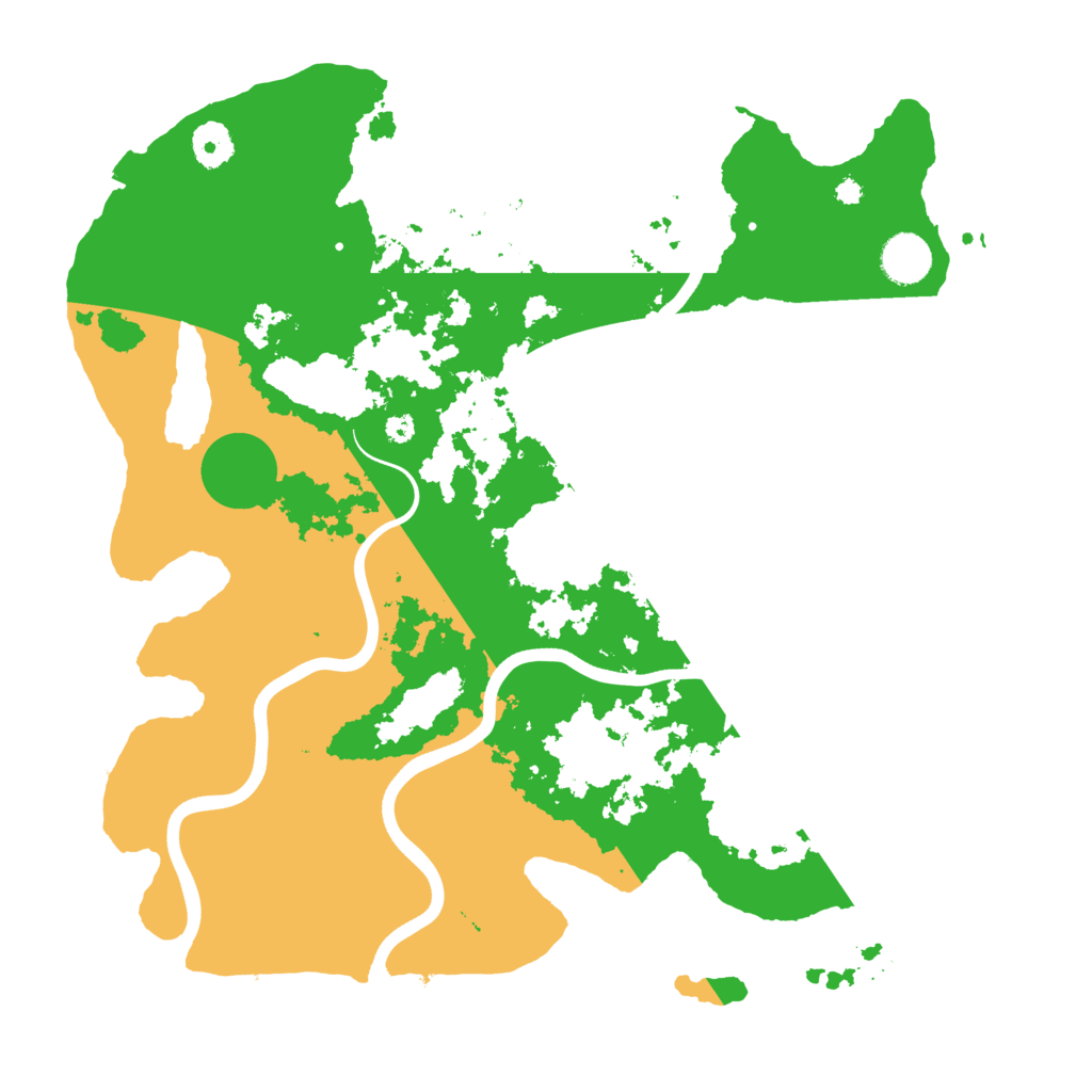 Biome Rust Map: Procedural Map, Size: 3800, Seed: 117