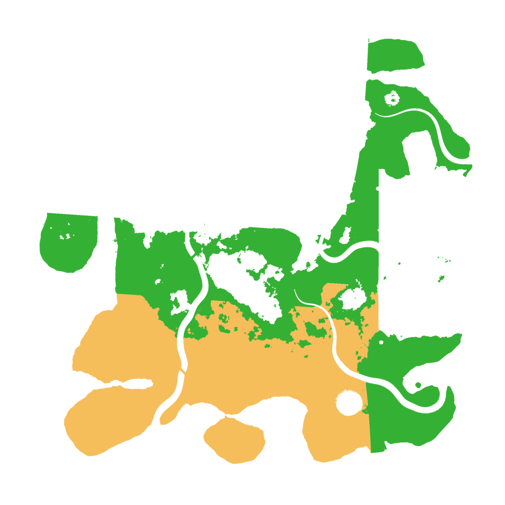 Biome Rust Map: Procedural Map, Size: 3500, Seed: 1936684923
