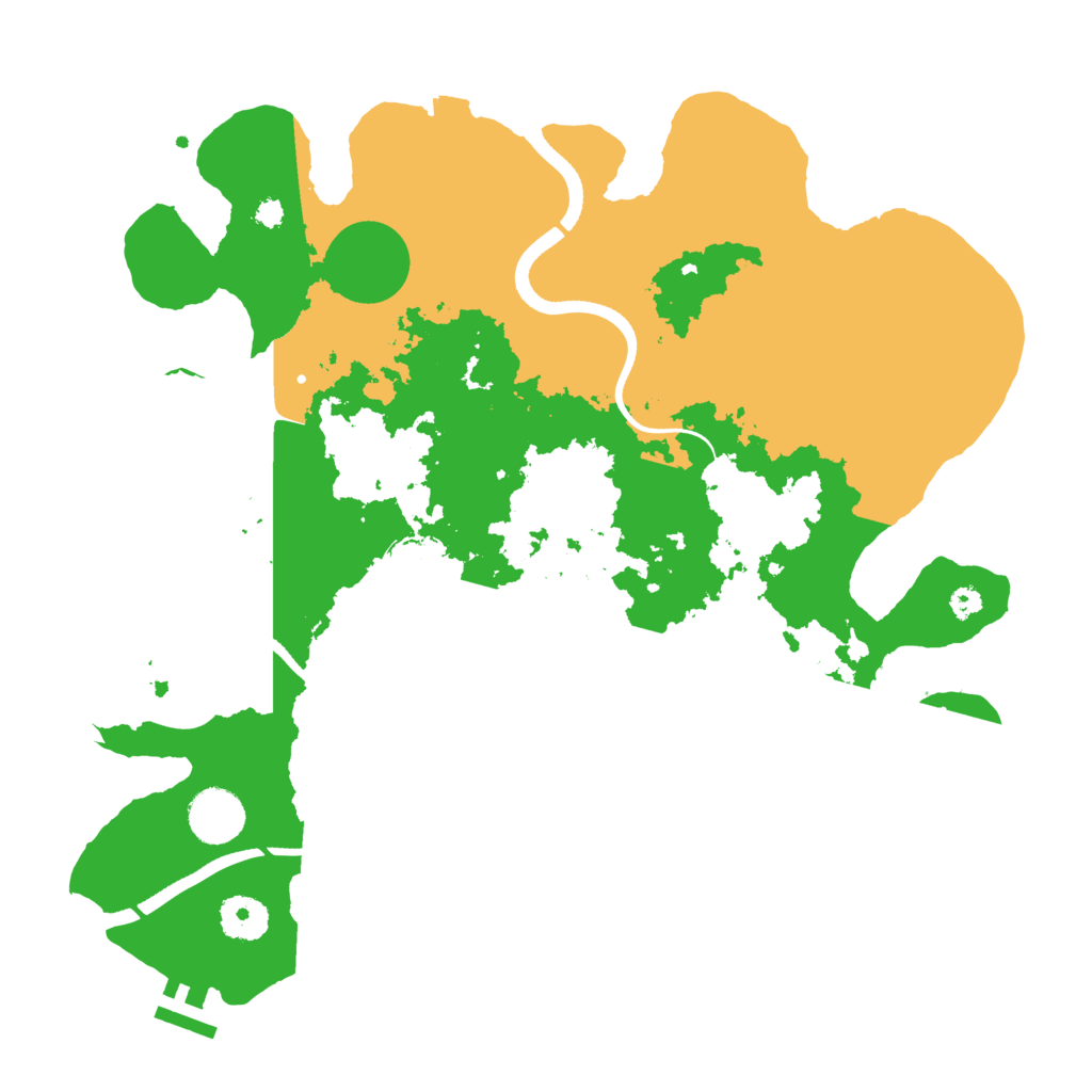 Biome Rust Map: Procedural Map, Size: 3500, Seed: 10272237