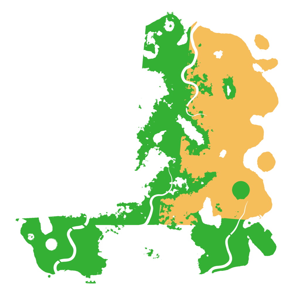Biome Rust Map: Procedural Map, Size: 4500, Seed: 1832839073