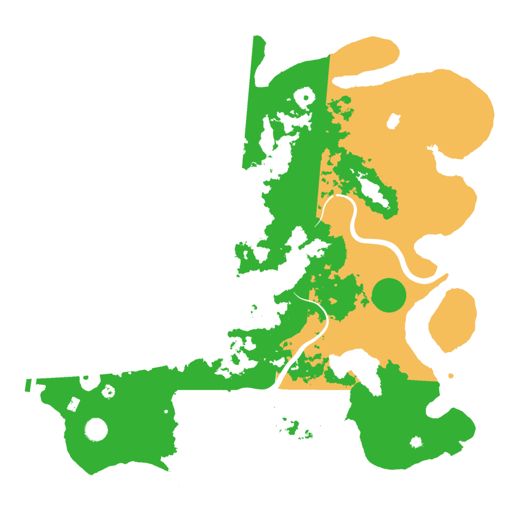 Biome Rust Map: Procedural Map, Size: 4000, Seed: 1832839073