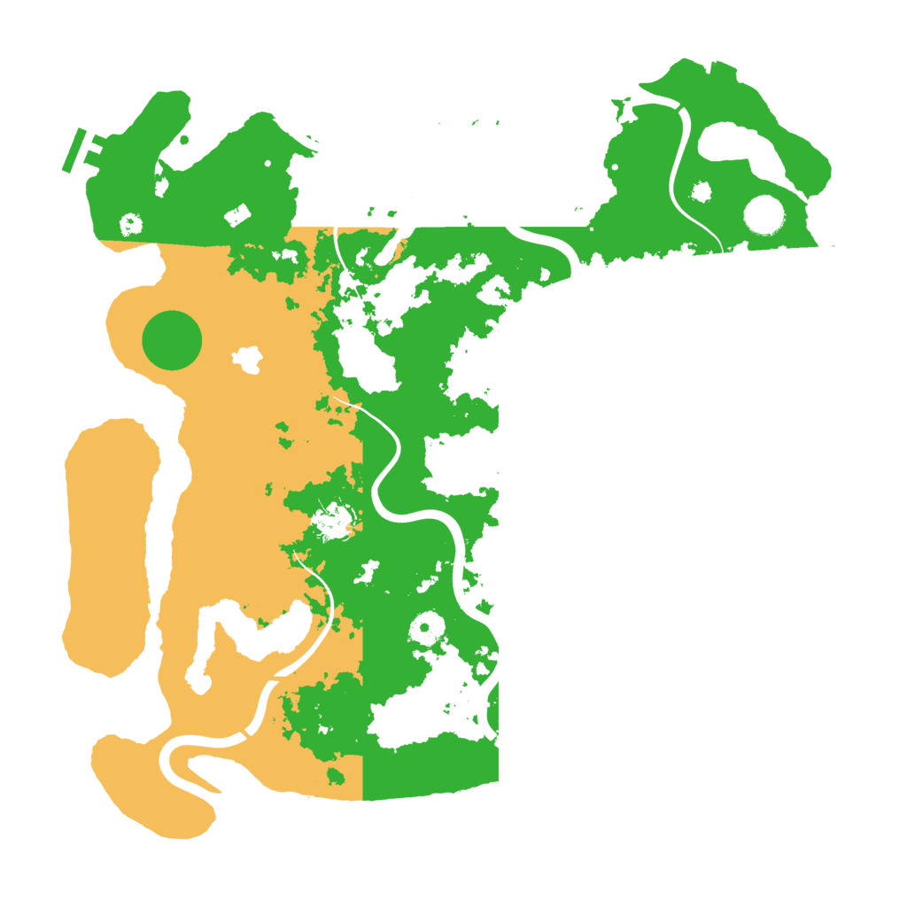 Biome Rust Map: Procedural Map, Size: 4000, Seed: 1014258001