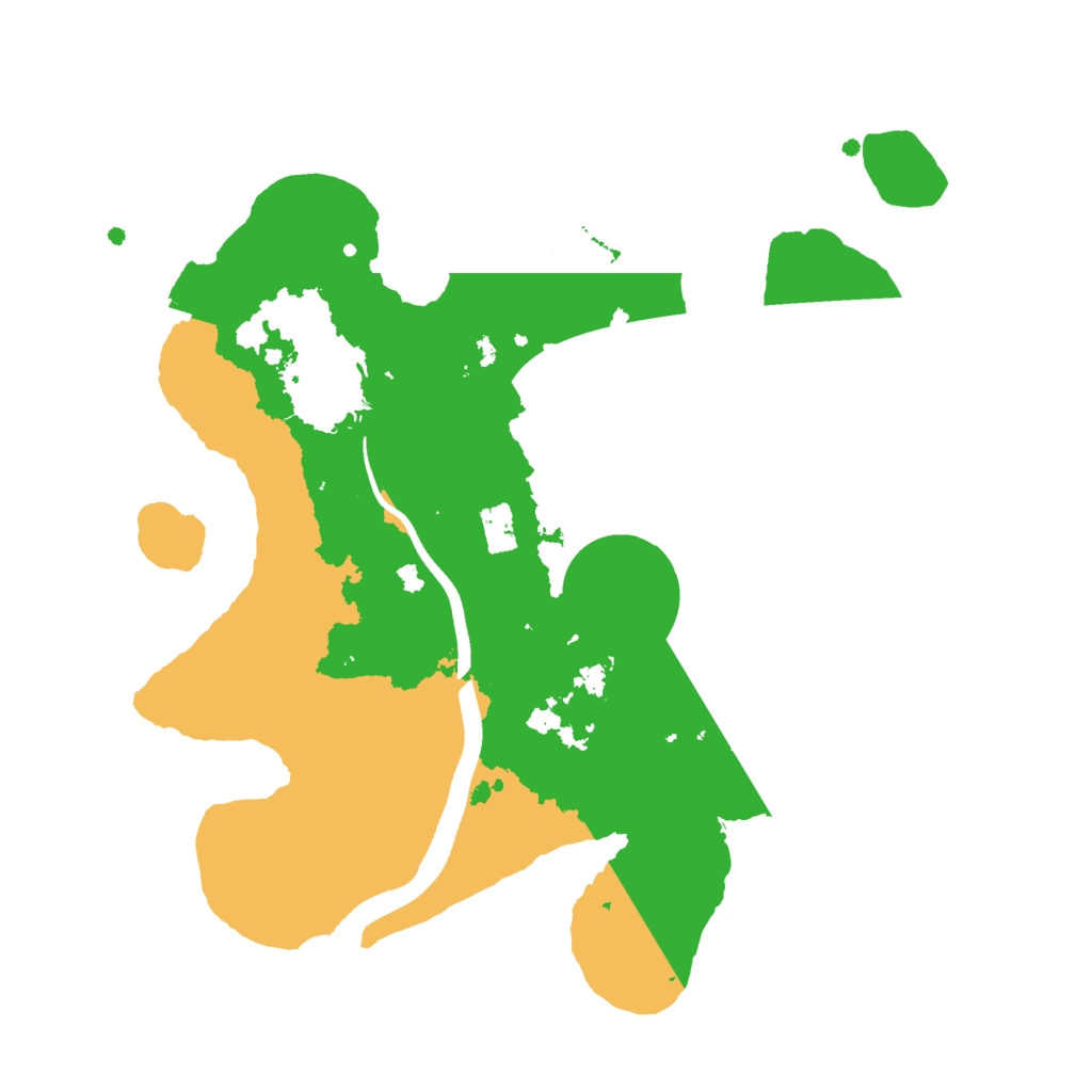 Biome Rust Map: Procedural Map, Size: 2500, Seed: 5674757