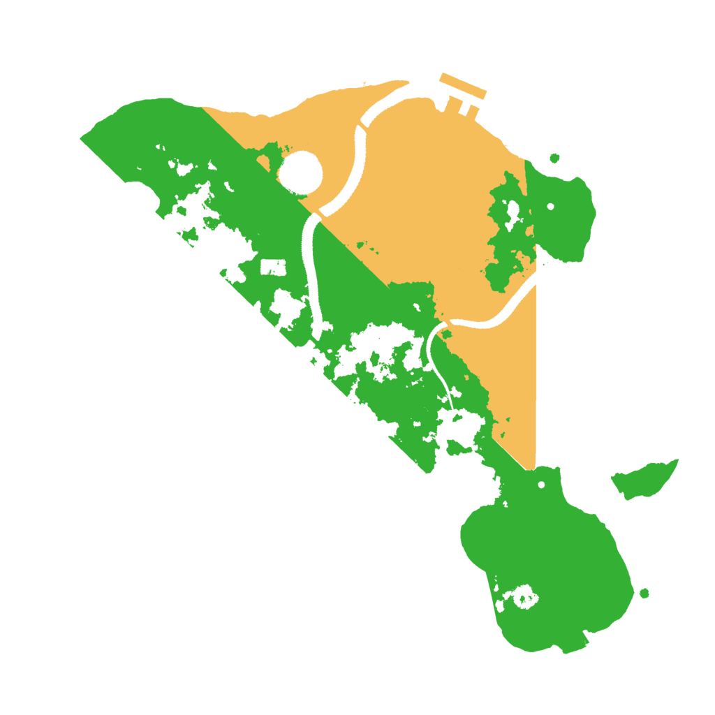 Biome Rust Map: Procedural Map, Size: 3000, Seed: 8855112