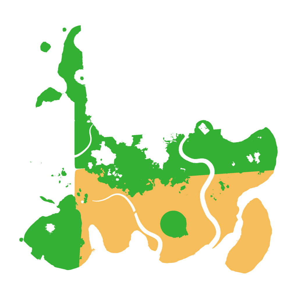 Biome Rust Map: Procedural Map, Size: 3000, Seed: 317117518
