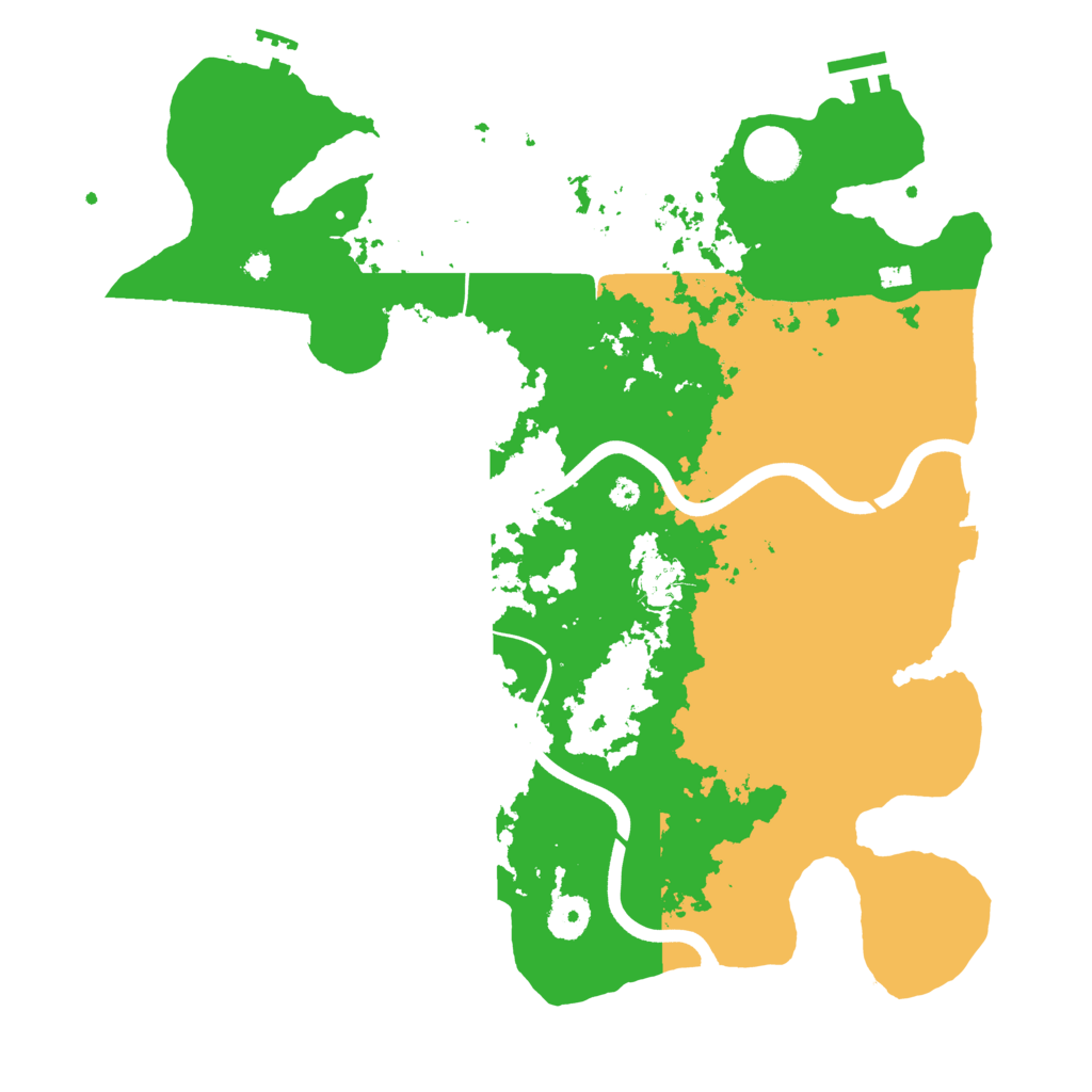 Biome Rust Map: Procedural Map, Size: 3750, Seed: 2023781066