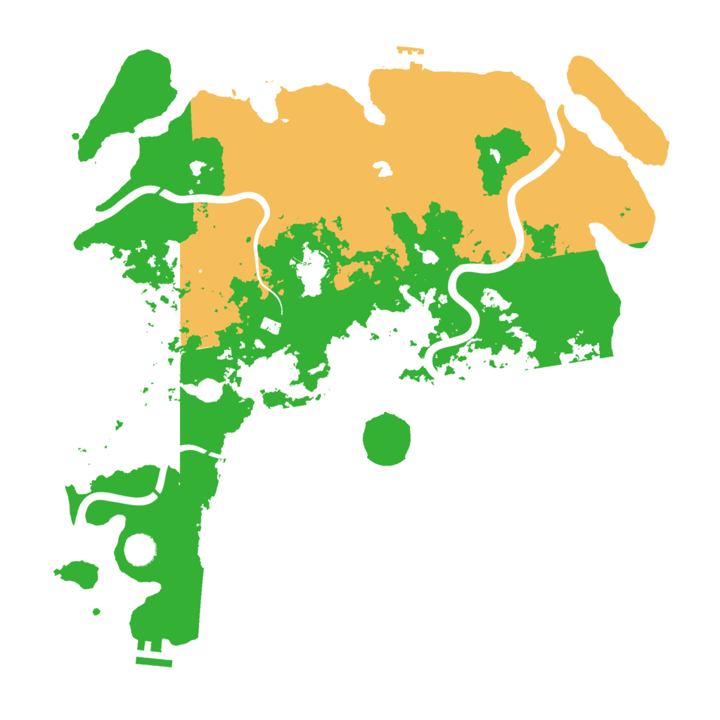 Biome Rust Map: Procedural Map, Size: 4000, Seed: 2035685642
