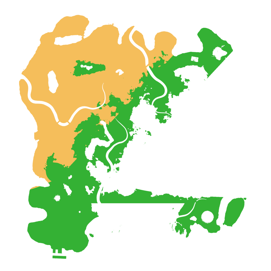 Biome Rust Map: Procedural Map, Size: 4000, Seed: 137155359