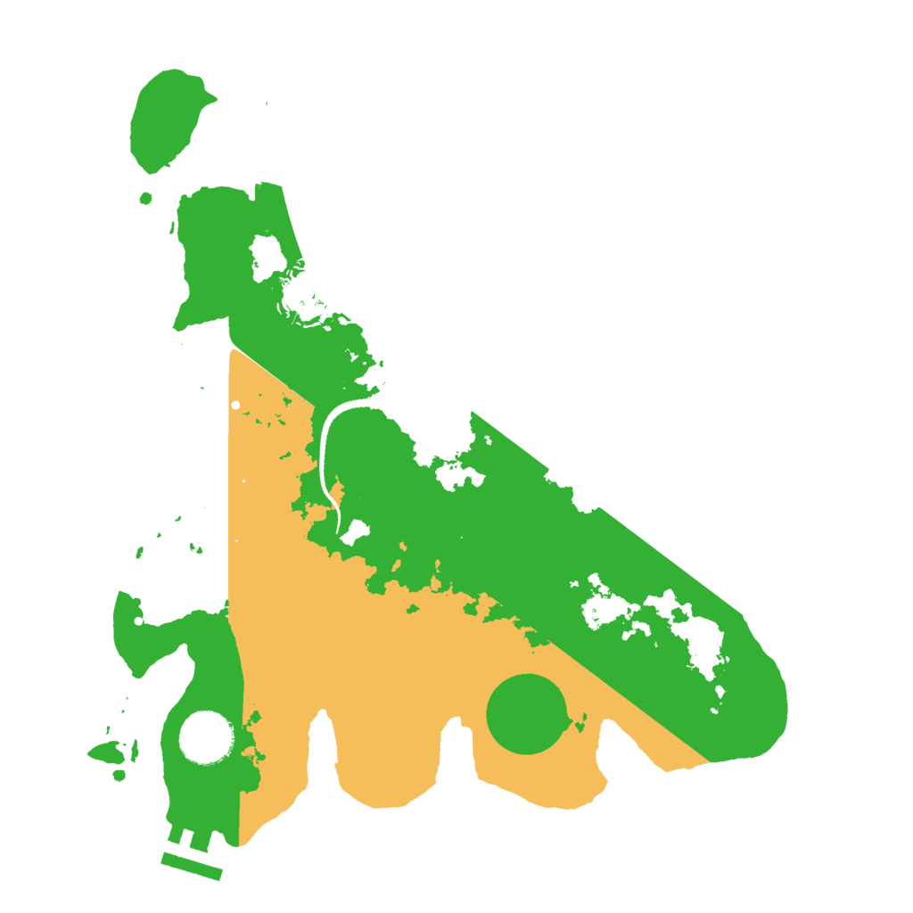 Biome Rust Map: Procedural Map, Size: 3000, Seed: 33887476