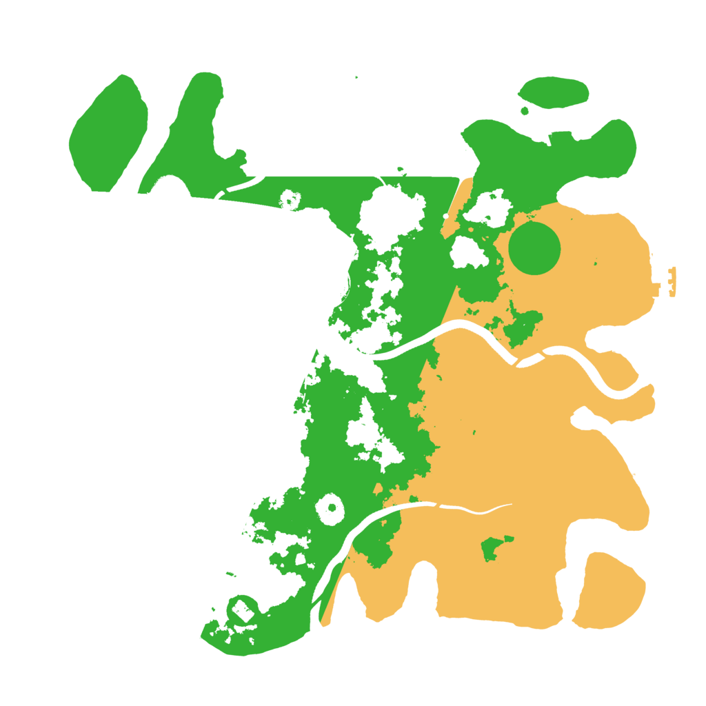 Biome Rust Map: Procedural Map, Size: 3575, Seed: 12345