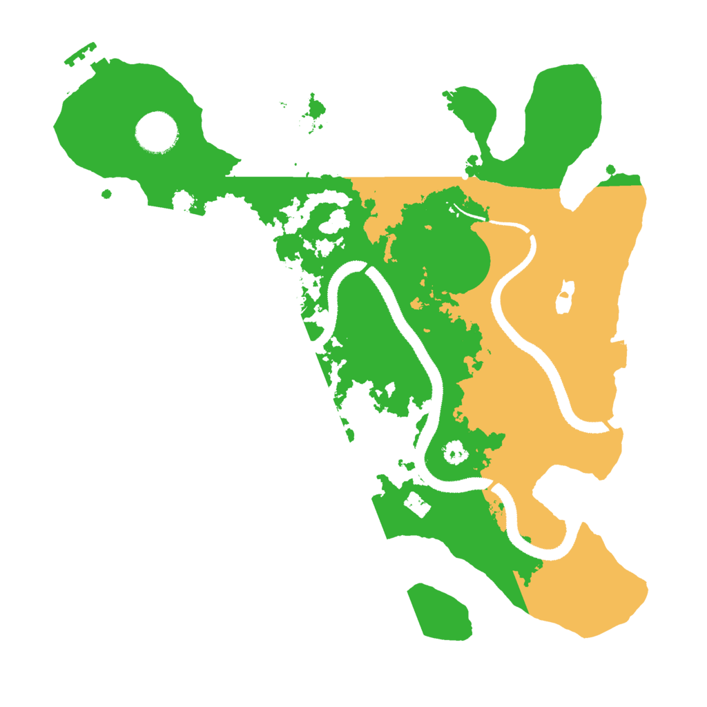 Biome Rust Map: Procedural Map, Size: 3000, Seed: 528098695