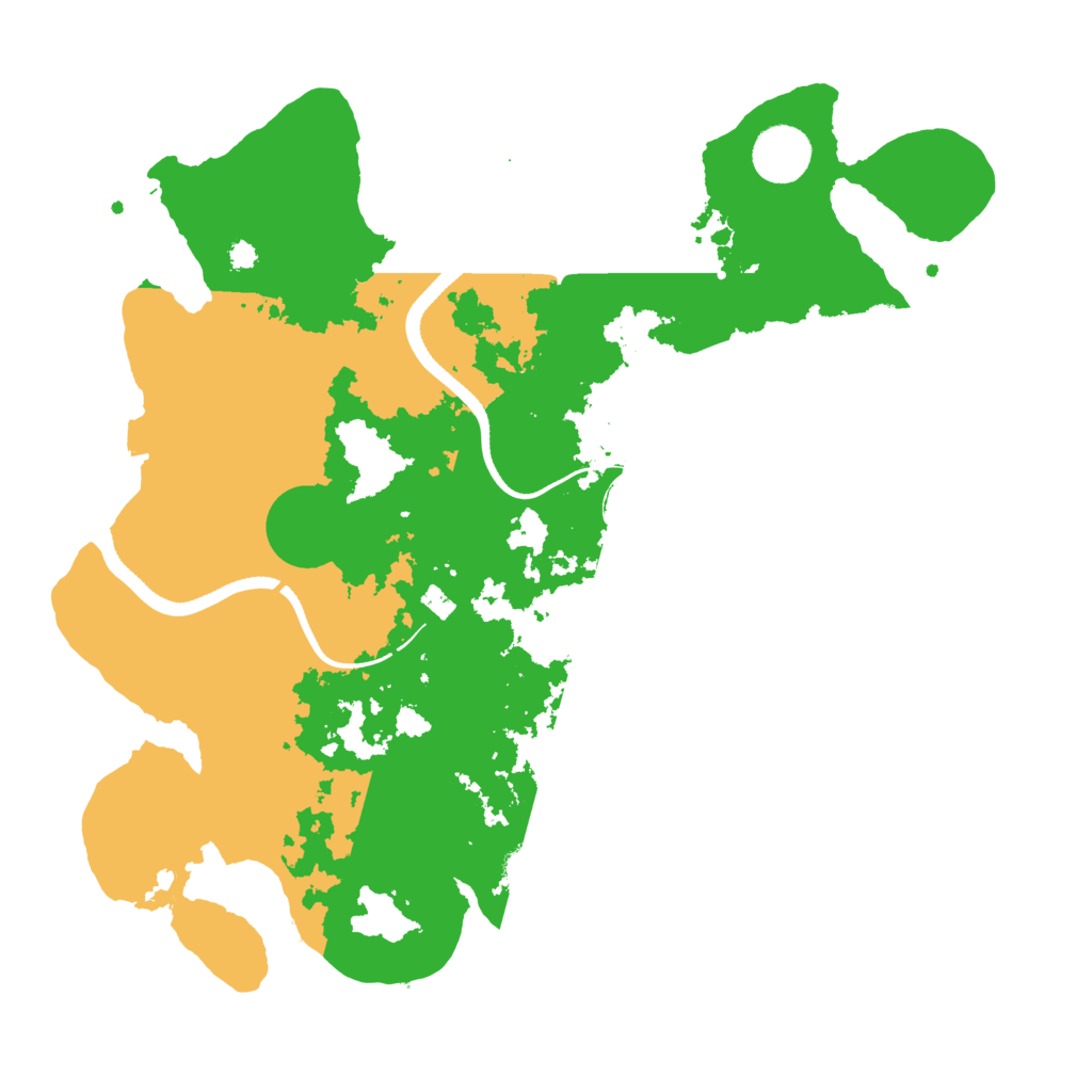Biome Rust Map: Procedural Map, Size: 3500, Seed: 918655677