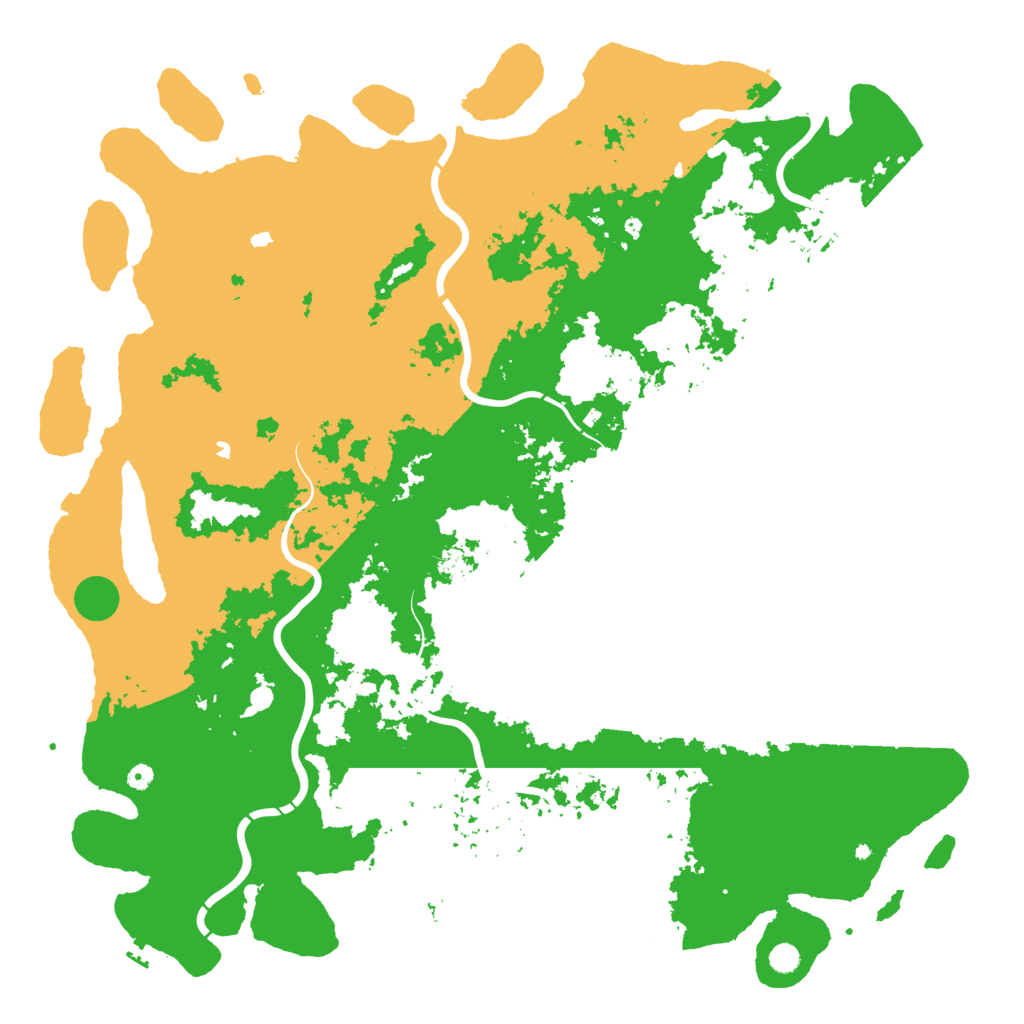 Biome Rust Map: Procedural Map, Size: 6000, Seed: 137155359