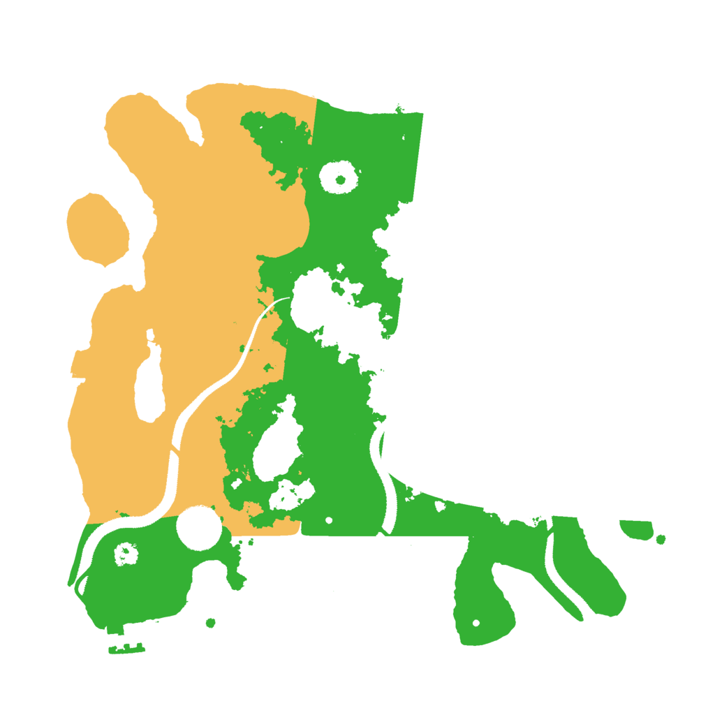 Biome Rust Map: Procedural Map, Size: 3000, Seed: 884162159