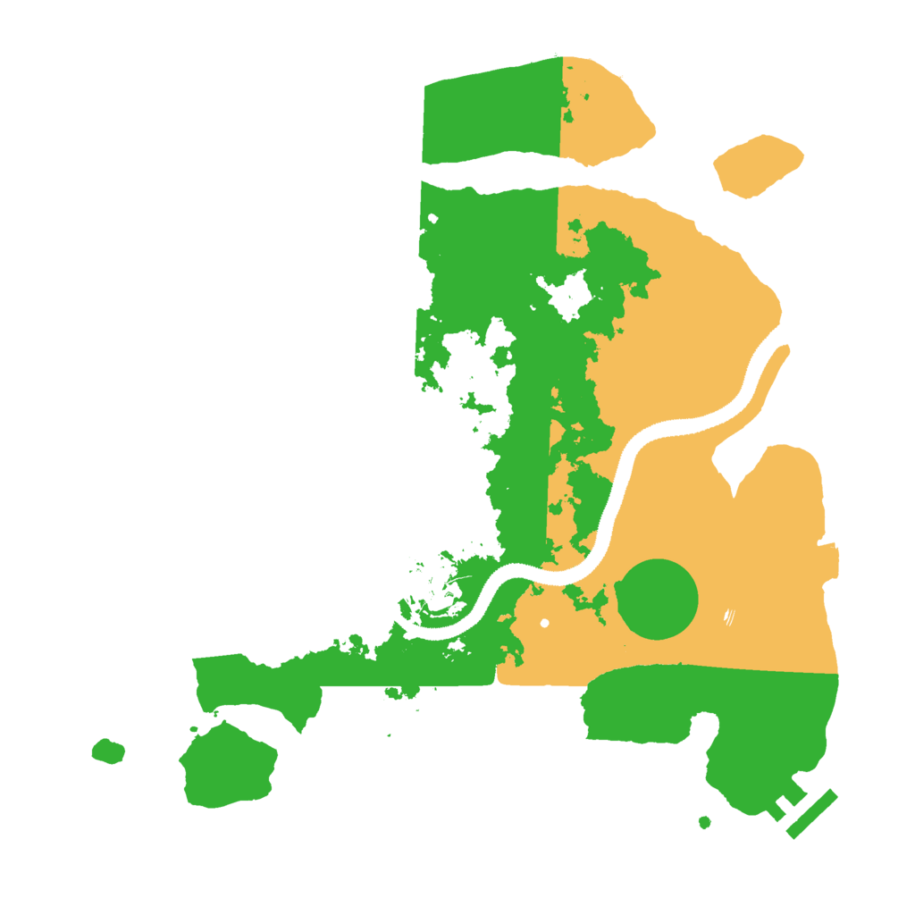 Biome Rust Map: Procedural Map, Size: 3000, Seed: 2318409
