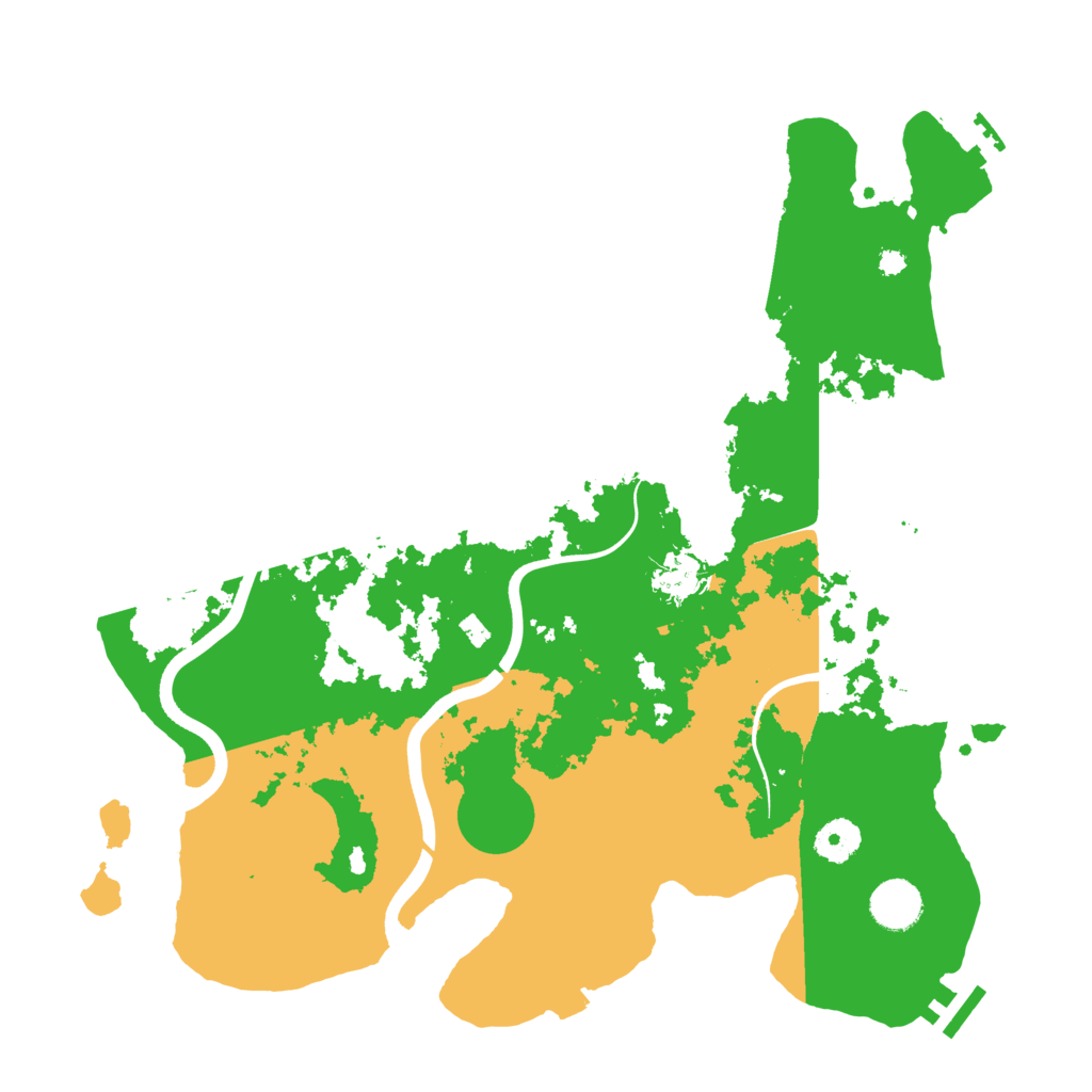 Biome Rust Map: Procedural Map, Size: 3750, Seed: 1206245675