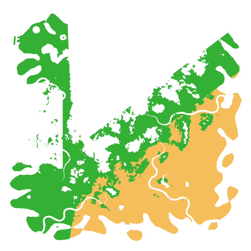 Biome Rust Map: Procedural Map, Size: 6000, Seed: 46812377