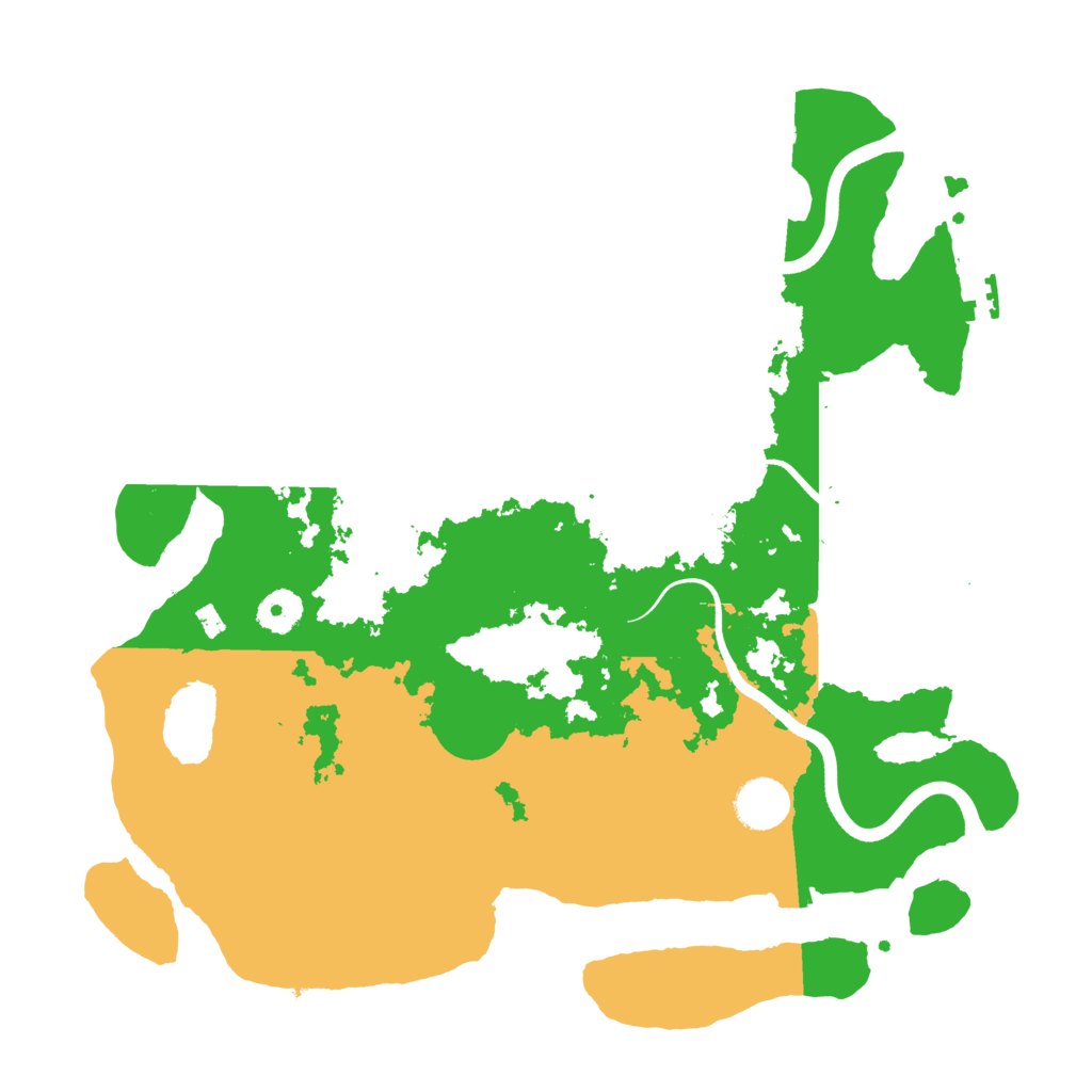 Biome Rust Map: Procedural Map, Size: 3750, Seed: 1511004340