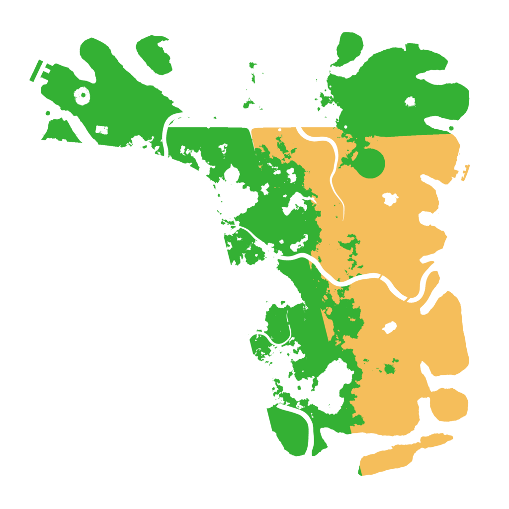 Biome Rust Map: Procedural Map, Size: 4500, Seed: 22649823