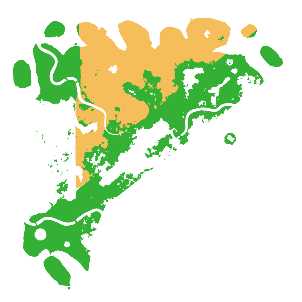 Biome Rust Map: Procedural Map, Size: 4500, Seed: 610495923