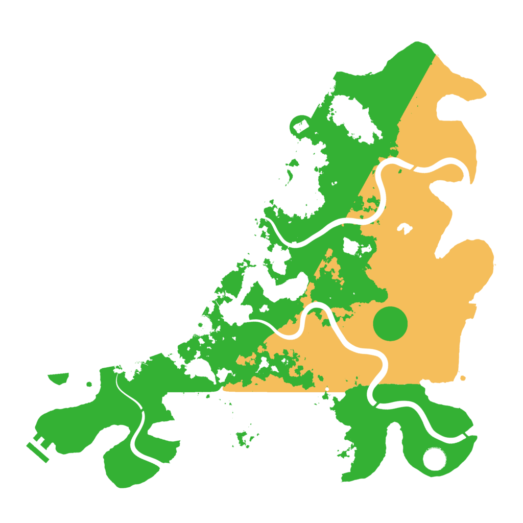 Biome Rust Map: Procedural Map, Size: 4000, Seed: 5908240