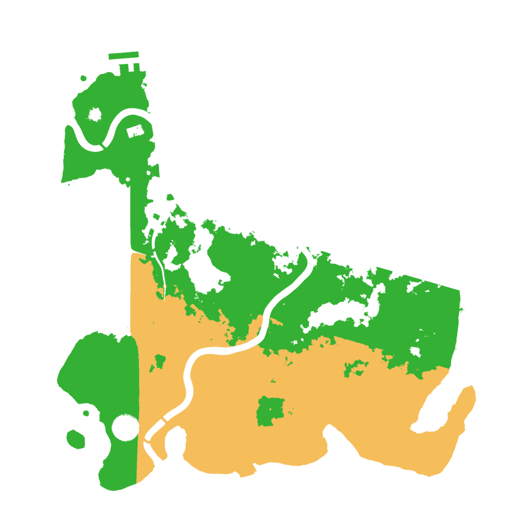 Biome Rust Map: Procedural Map, Size: 3500, Seed: 1524414546