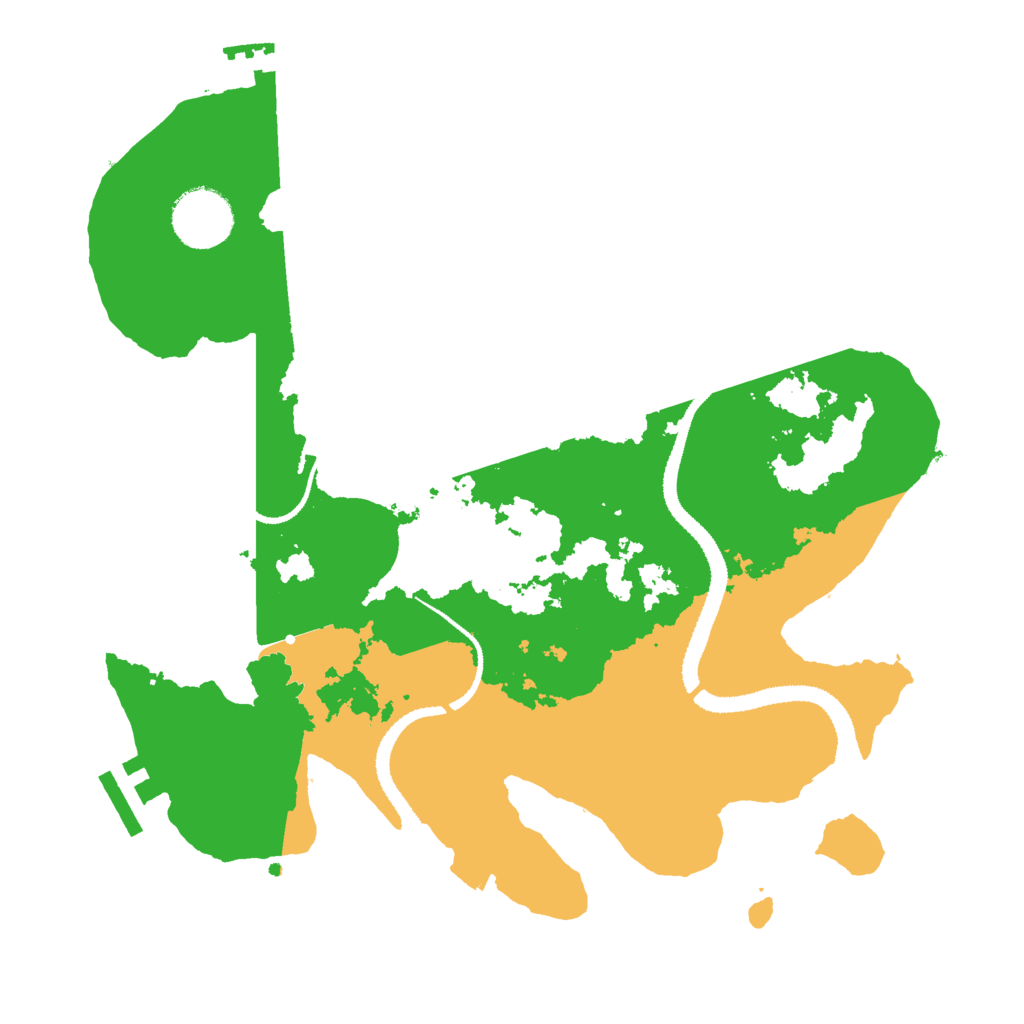 Biome Rust Map: Procedural Map, Size: 3000, Seed: 8456912