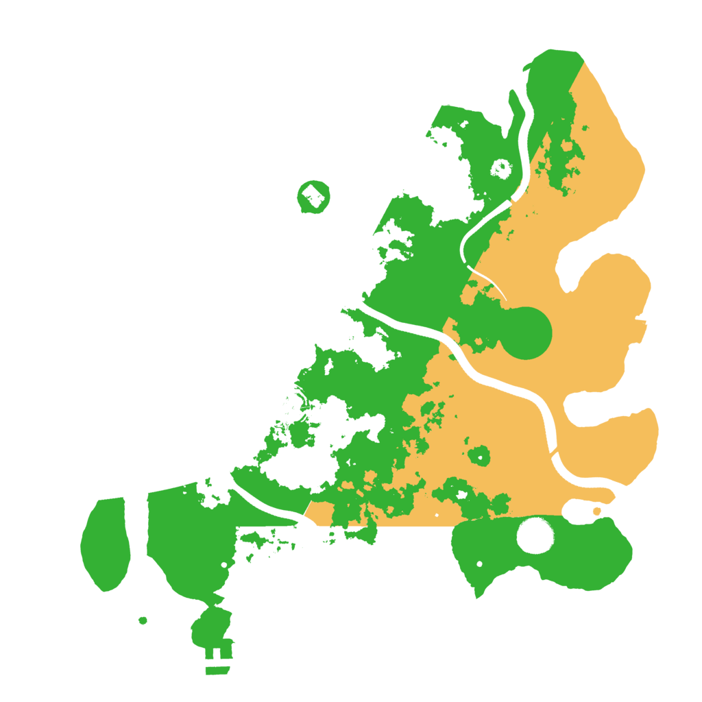 Biome Rust Map: Procedural Map, Size: 3500, Seed: 2052898711